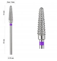 Фреза конус фиолетовый 23240 DLX