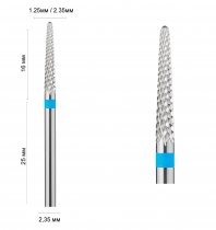 Фреза конус заостренный синяя 31131 DLX