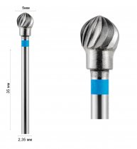 Фреза шар синий 5,0 мм DLX