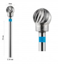 Фреза шар синий 6,0 мм DLX