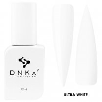 Гель-лак DNKa' для ногтей Ultra White, Білий, 12мл