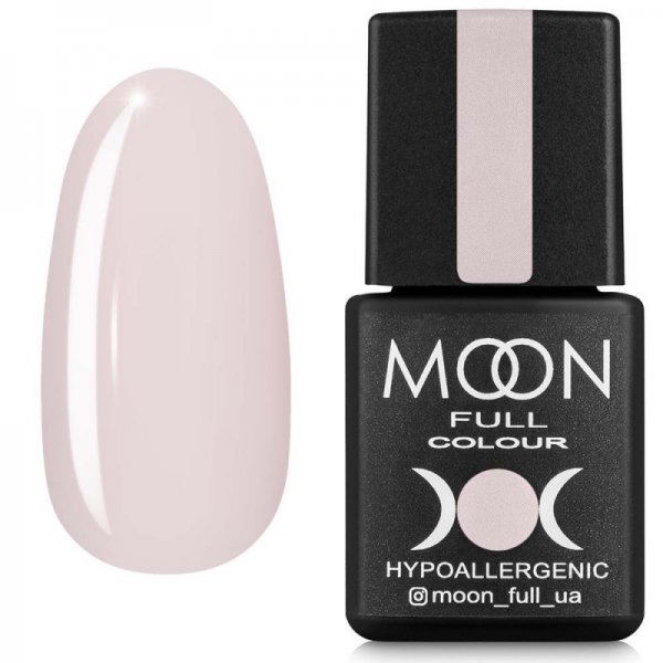 Гель-лак Moon Full Fashion Color №232, Біло-рожевий, 8 мл