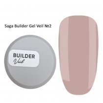 Гель моделюючий Saga Builder Gel Veil №02 (Рожевий), 15 мл