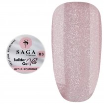 Гель моделирующий Saga Builder Gel Veil №03 (шиммерный), 15 мл