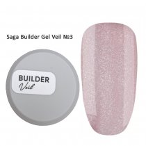 Гель моделюючий Saga Builder Gel Veil №03 (Шиммерний), 15 мл