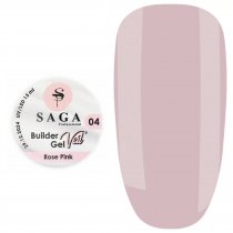 Гель моделюючий Saga Builder Gel Veil №04 (Ніжно-рожевий), 15 мл