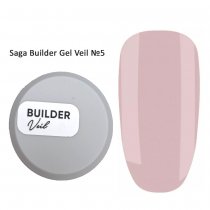 Гель моделюючий Saga Builder Gel Veil №05 Nude (Нюд), 15 мл