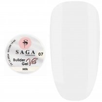 Гель моделюючий Saga Builder Gel Veil №07 (Молочний), 15 мл