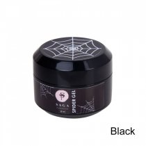 Гель-павутинка Saga Professional Spider Black  (чорний), 8мл