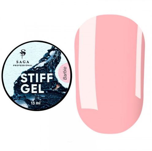 Гель-желе для моделювання Saga Jelly Gel Stiff Barbie №6, рожевий, 13мл