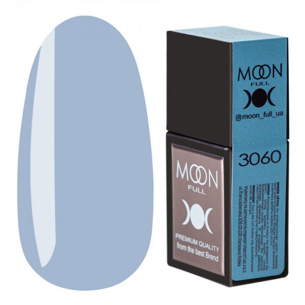 Камуфлююча база Moon Full Amazing Color Base №3060 (Блакитний), 12мл