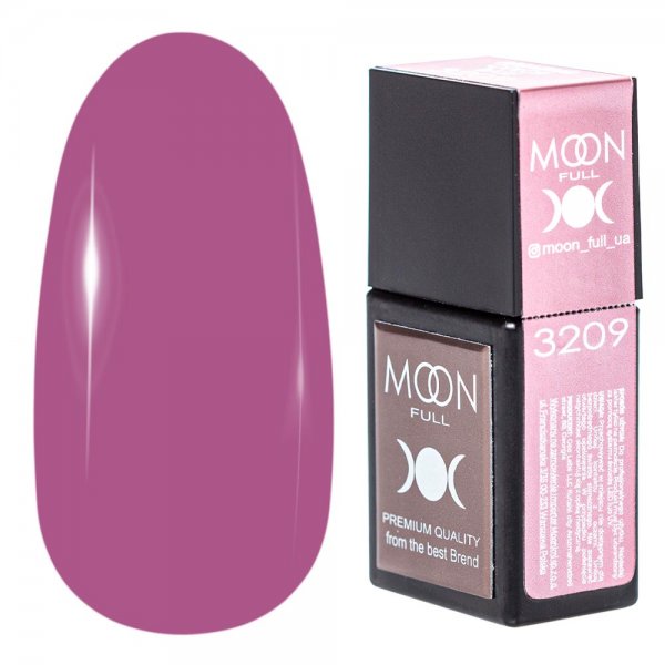 Камуфлююча база Moon Full Amazing Color Base №3209 (Рожевий), 12мл