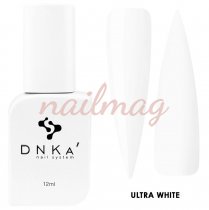 Гель-лак DNKa' для нігтів Ultra White, Білий, 12мл