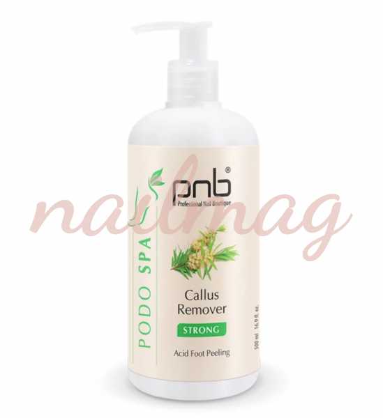 Пілінг кислотний для педикюру PNB Callus Remover, 500 мл